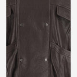 Bomber in pelle a palloncino 836513 YCNF22509 SAINT LAURENT 