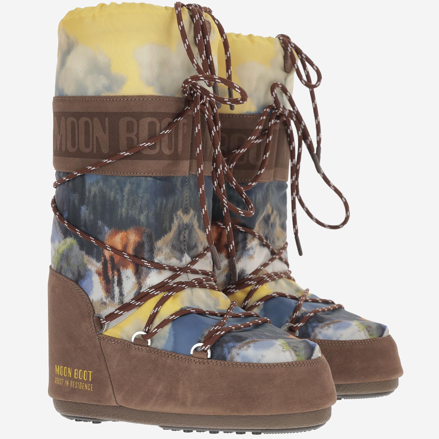 STIVALI ICON CON STAMPA PAESAGGIO 1403090 M062 MOON BOOT X GUEST IN RESIDENCE 