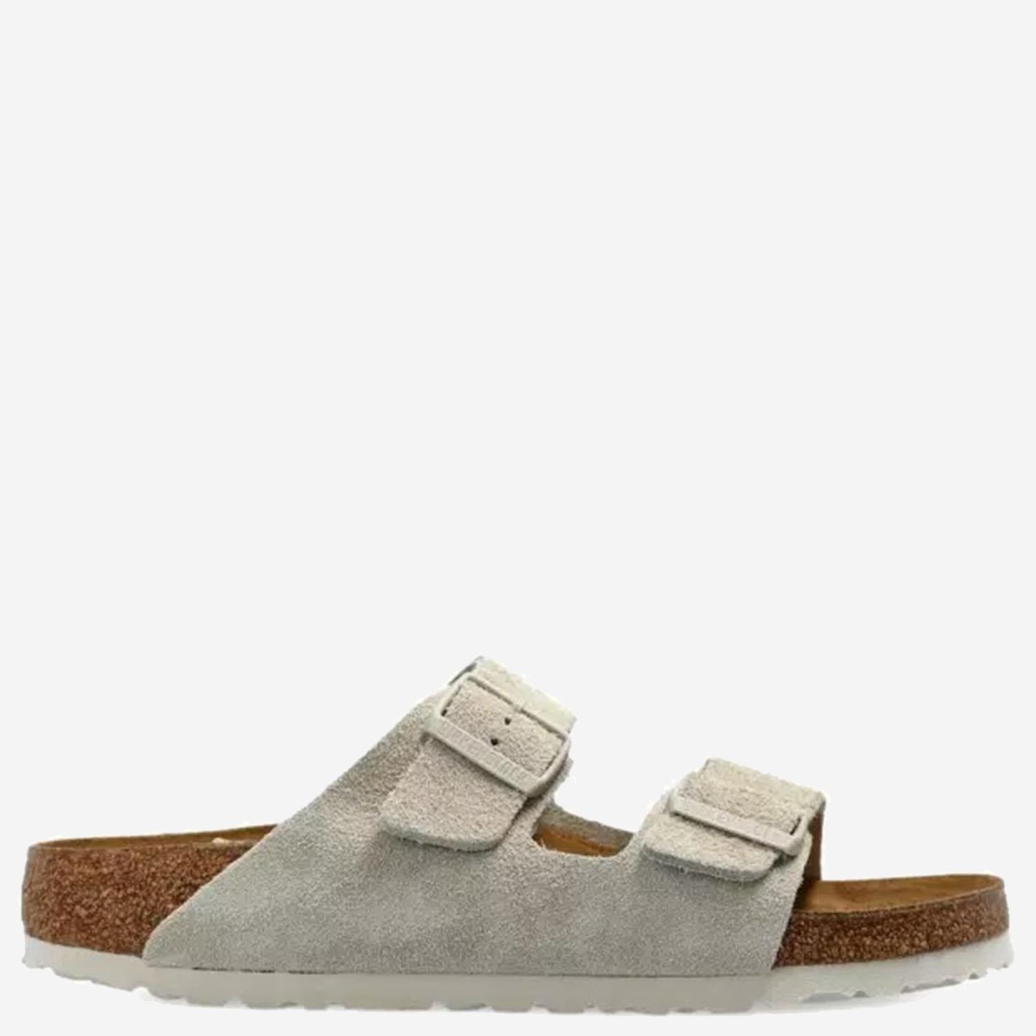 SANDALI ARIZONA IN SUEDE 1031645 OYSTER BIRKENSTOCK 