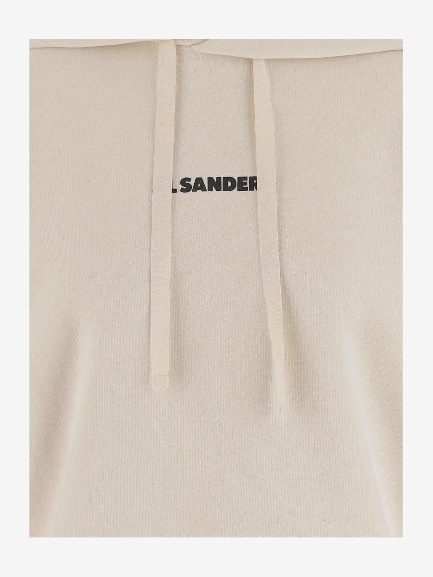 FELPA IN COTONE CON LOGO J40GU0123 J20010279 JIL SANDER 