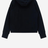 FELPA IN COTONE STRETCH CON ZIP 8G0000189AKM 778 MONCLER ENFANTS 
