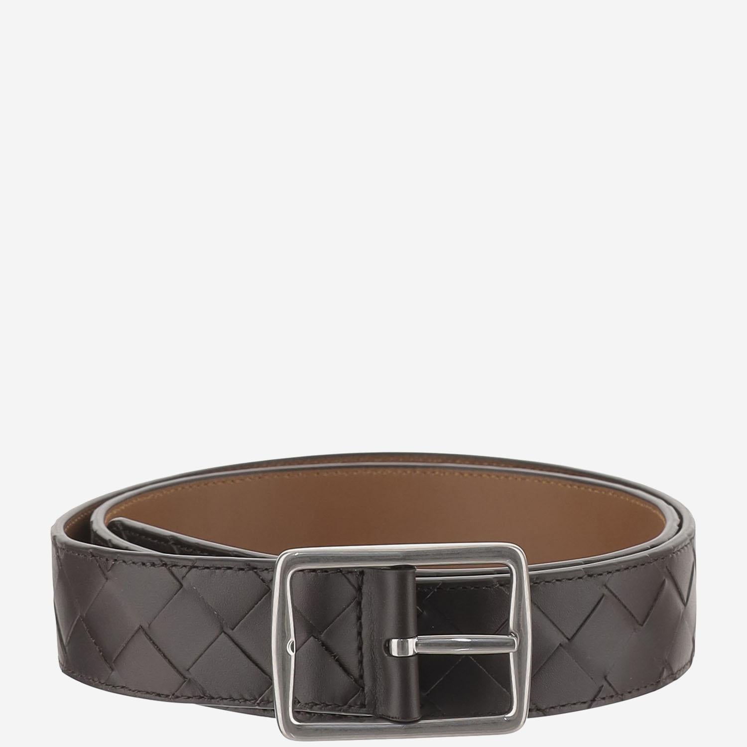 CINTURA REVERSO IN PELLE<BR/> 855888 VCPQ12319 BOTTEGA VENETA 