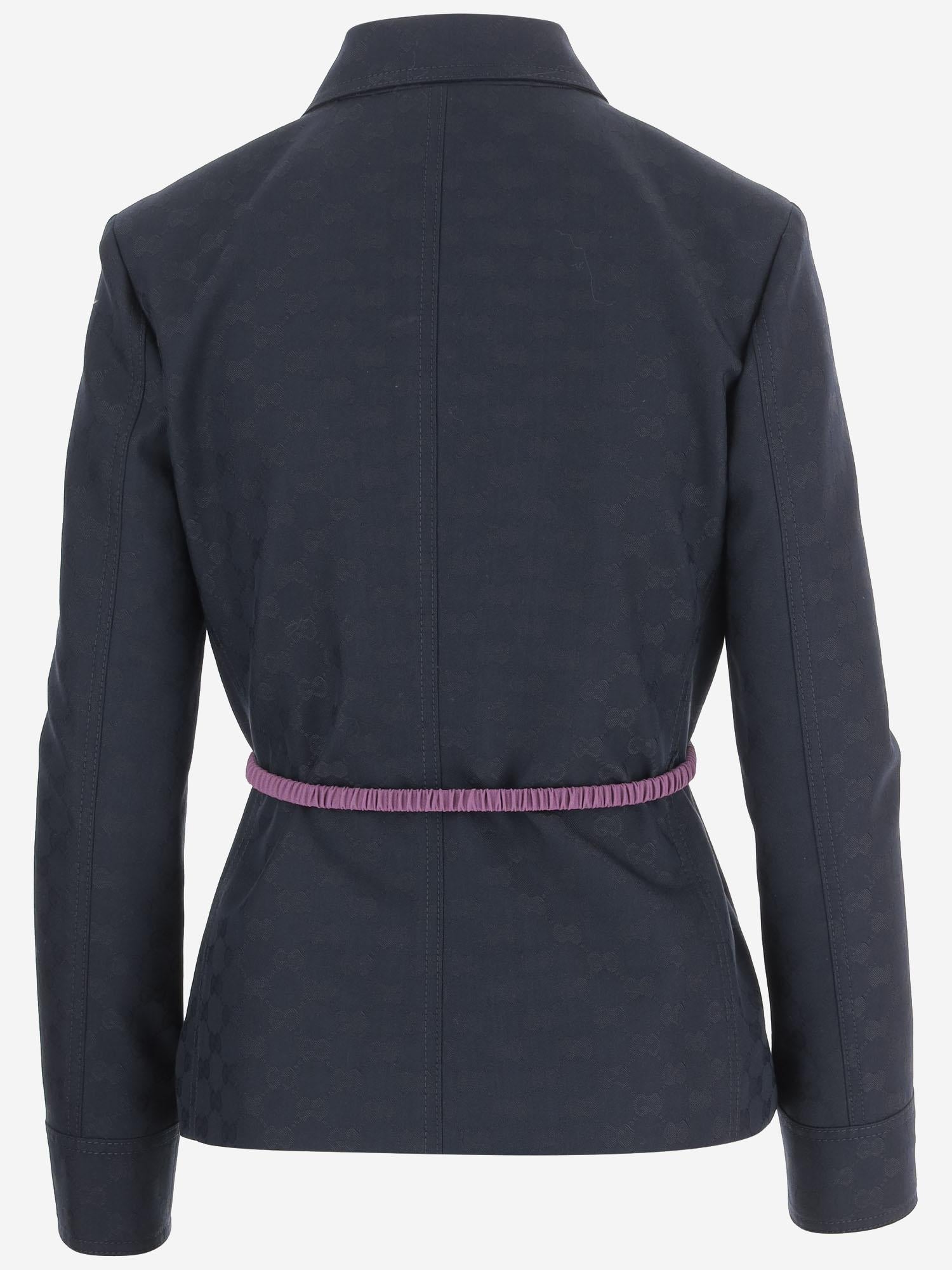 GIACCA IN MISTO COTONE CON MOTIVO GG 851889 ZAQXT4474 GUCCI 