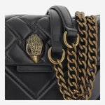 Borsa kensington in pelle<BR/><BR/> 1470400109 BLACK KURT GEIGER 