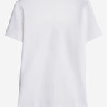 POLO IN COTONE CON LOGO 8126937 WHITE BURBERRY 