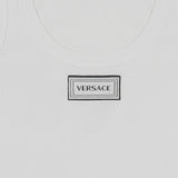 CANOTTA IN COTONE STRETCH CON LOGO 1023210 1A172221W000 VERSACE 