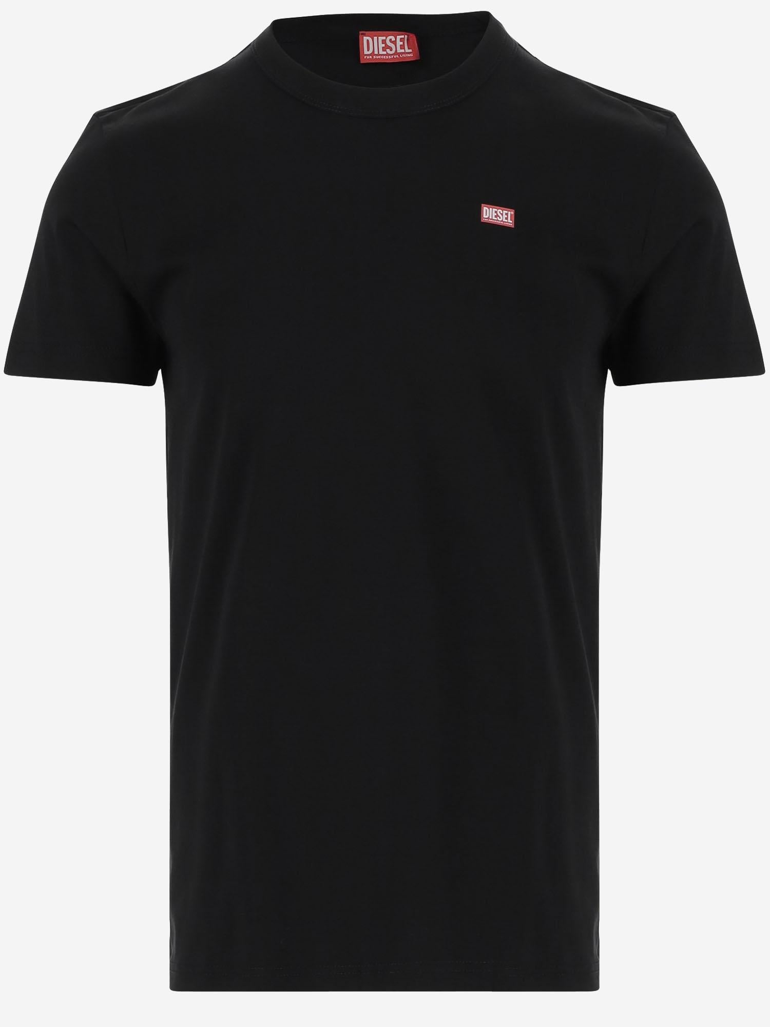 T-SHIRT IN COTONE CON LOGO A14819 0SKAF9XX DIESEL 