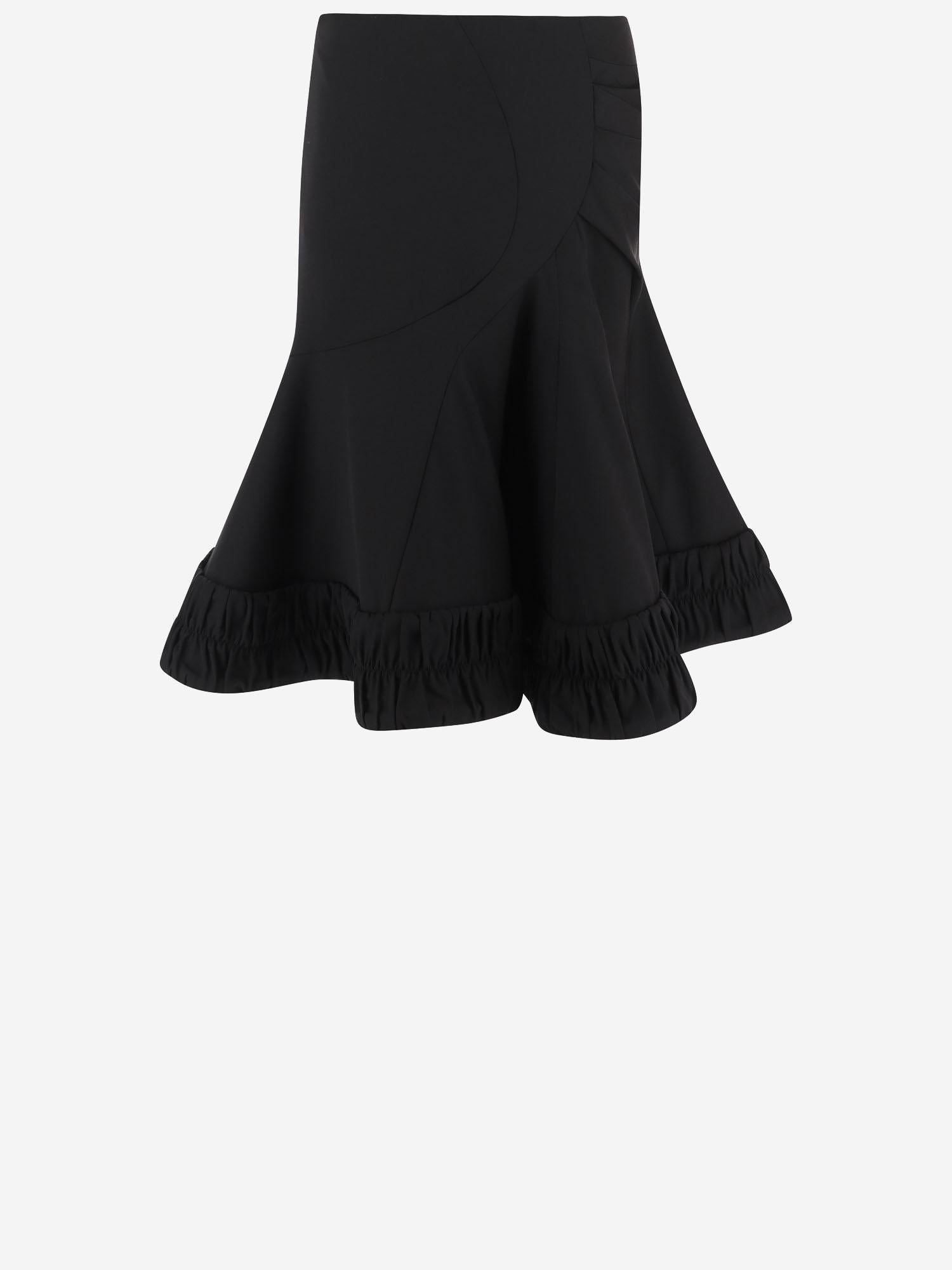 GONNA IN LANA CON ORLO ARRICCIATO 010822 3122900 DRIES VAN NOTEN 