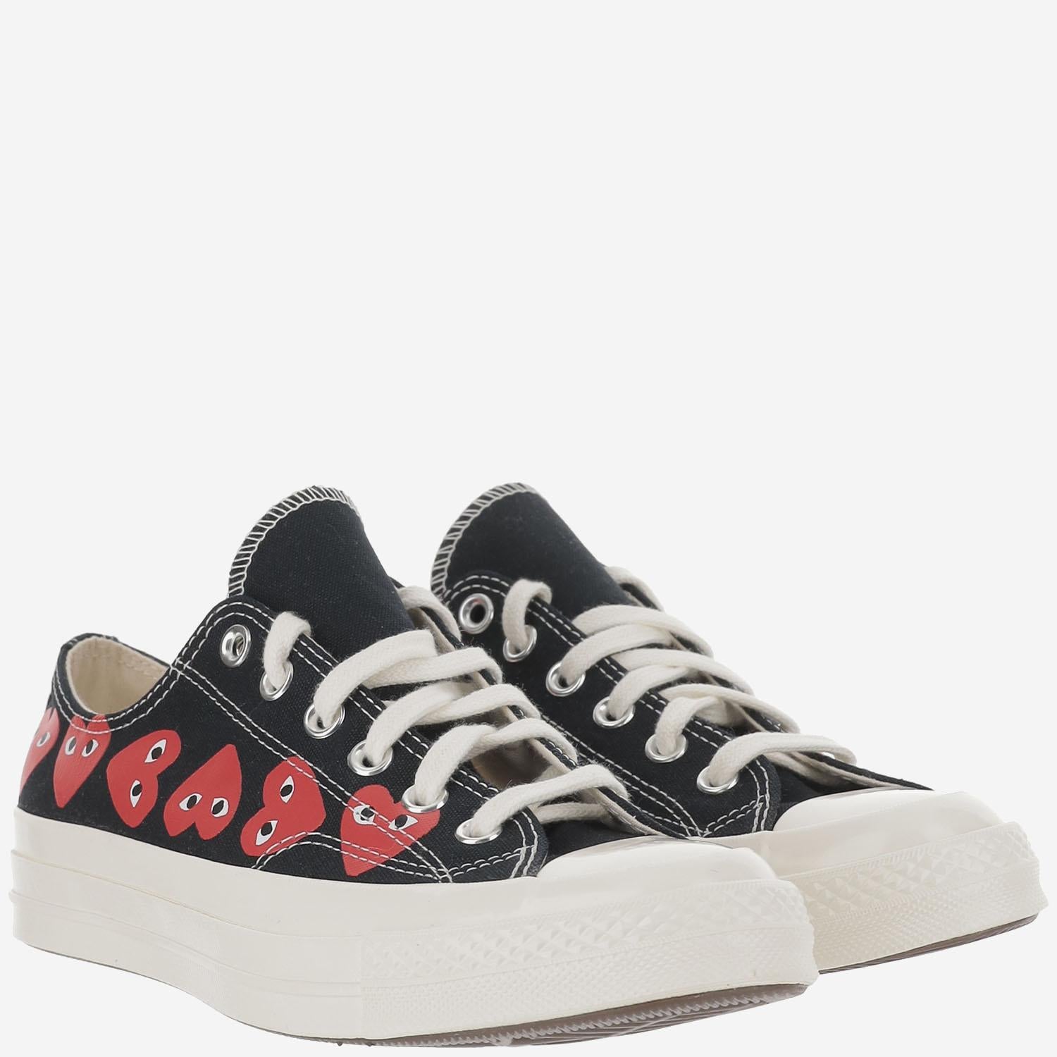 SNEAKERS COMME DES GARÇONS X CONVERSE IN TELA AZK126001 1 COMME DES GARCONS 
