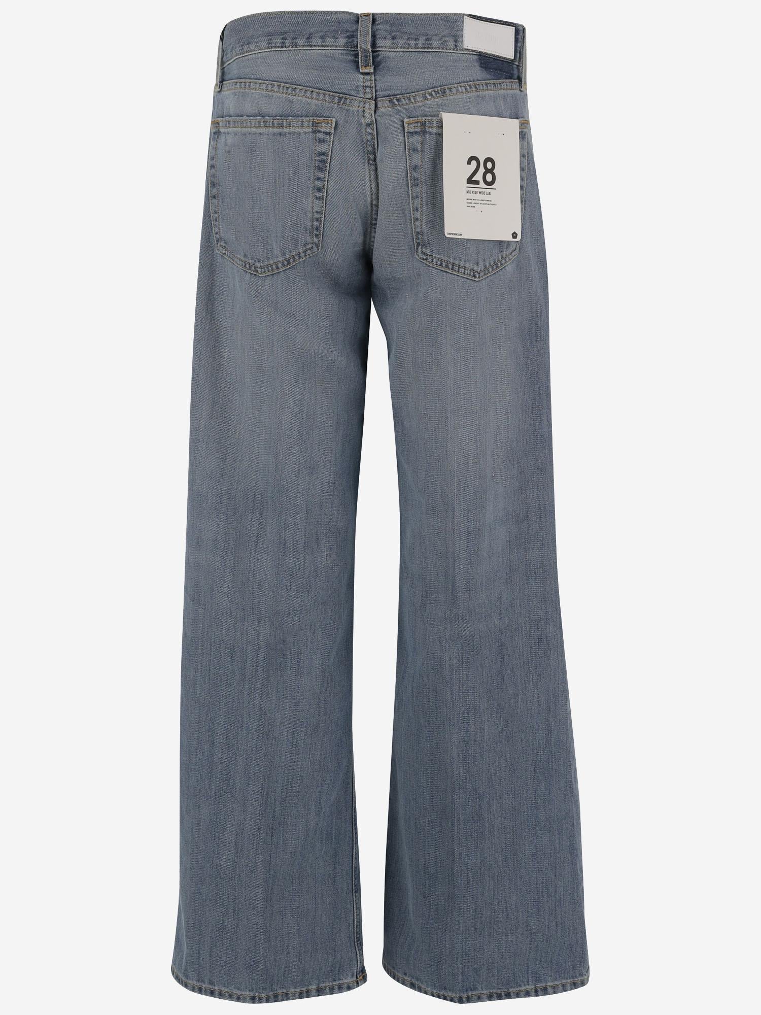 JEANS IN DENIM DI COTONE 13803WMRWDLG AUTHENTICAINDIGO RE/DONE 