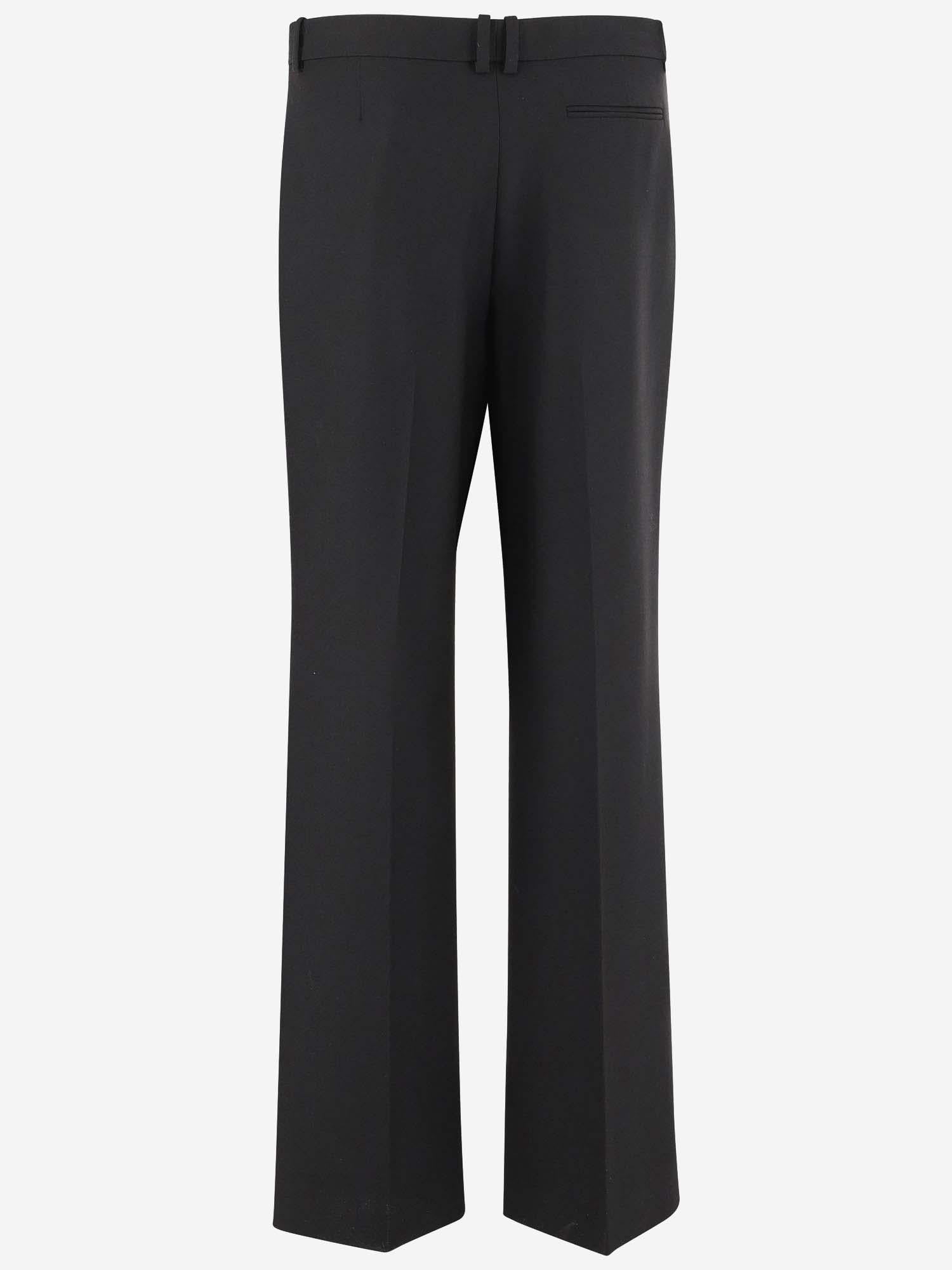 PANTALONI ALBERETA IN LANA 8197W2859 BLK THE ROW 