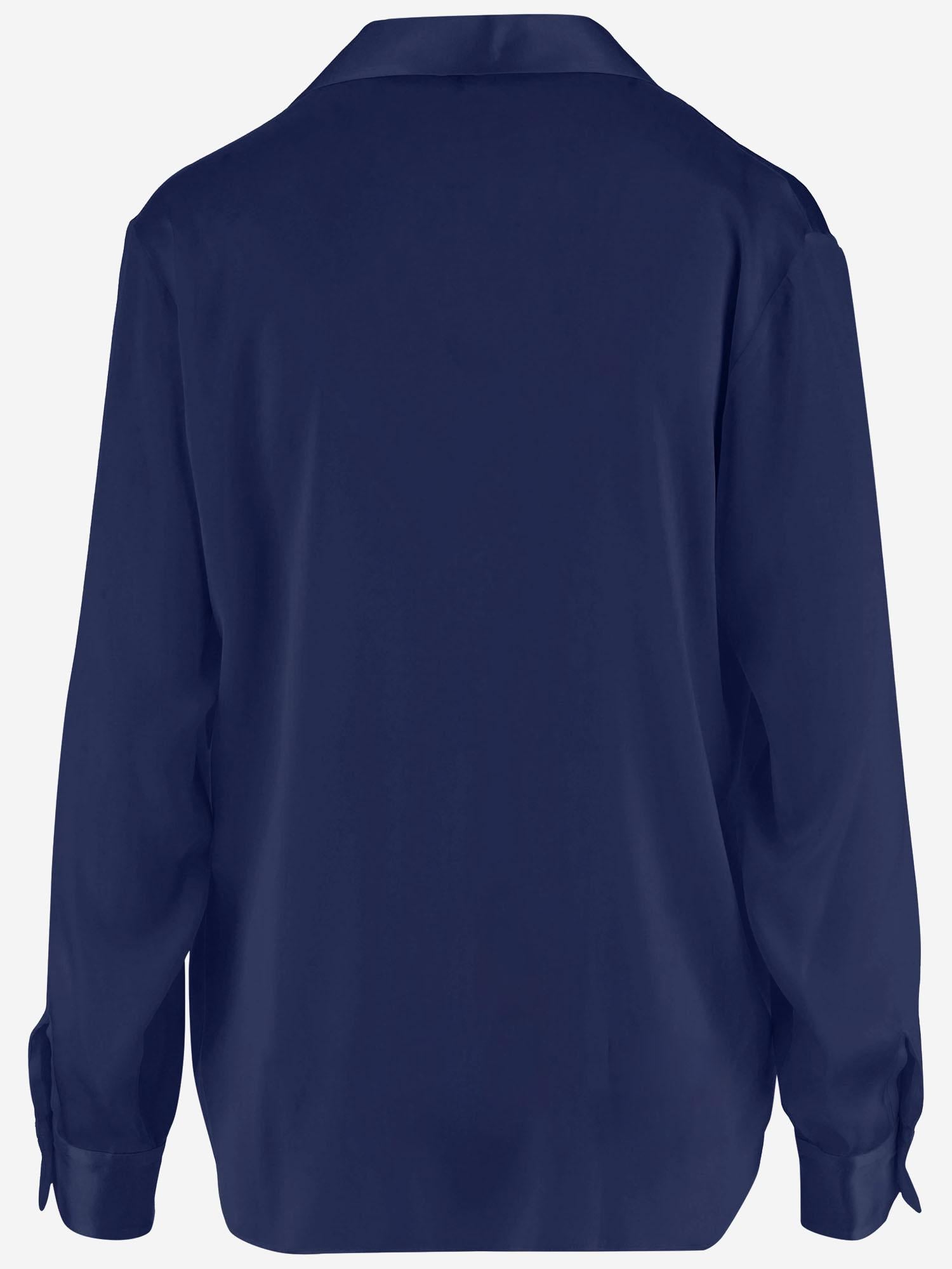 CAMICIA IN SETA STRETCH CON VOLANT DIANA T251813 HER SHIRT 