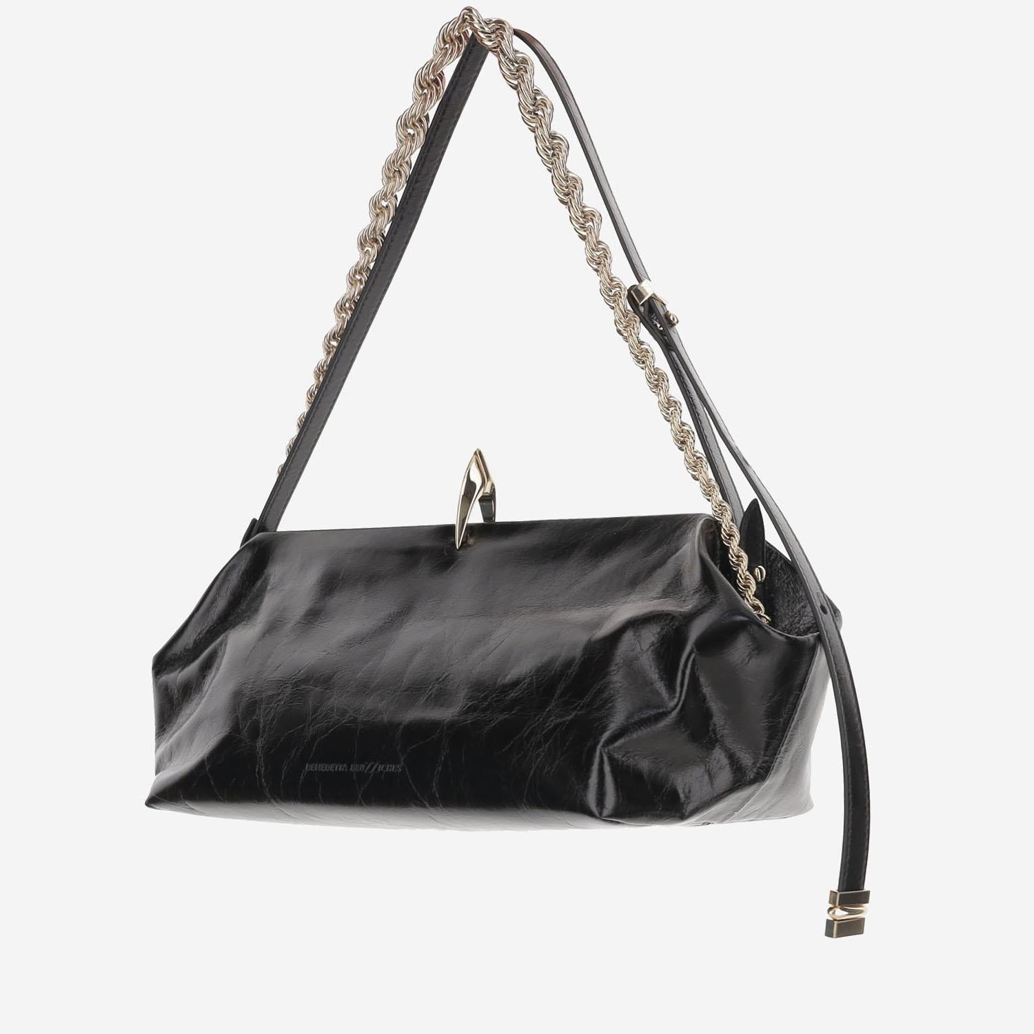 BORSA SOPHIA IN PELLE SOPHIA NERO BENEDETTA BRUZZICHES 