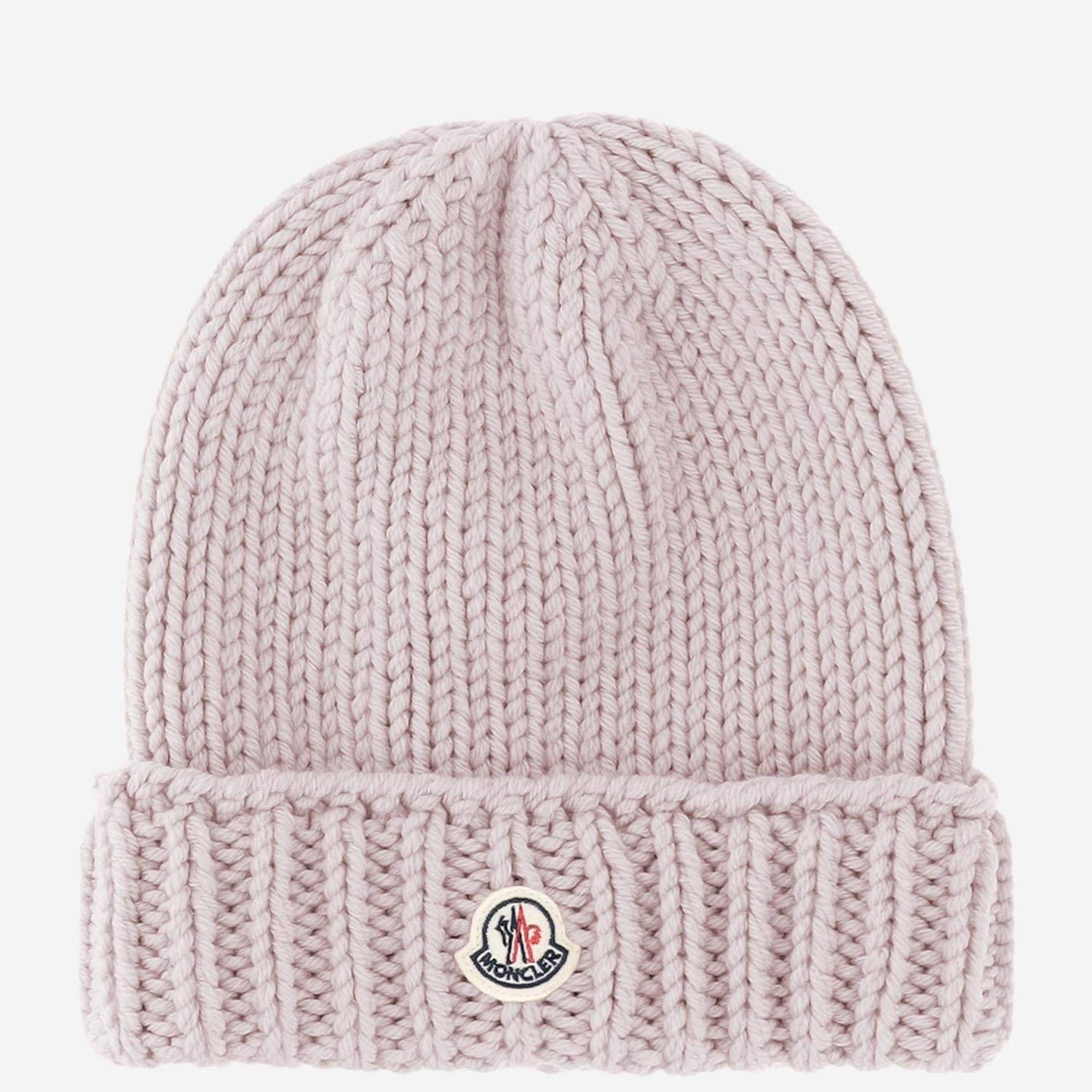 BEANIE IN LANA CON LOGO 3B00026M1172 51B MONCLER ENFANTS 
