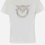 T-SHIRT IN COTONE CON LOGO 100535 A2RNZ05 PINKO 
