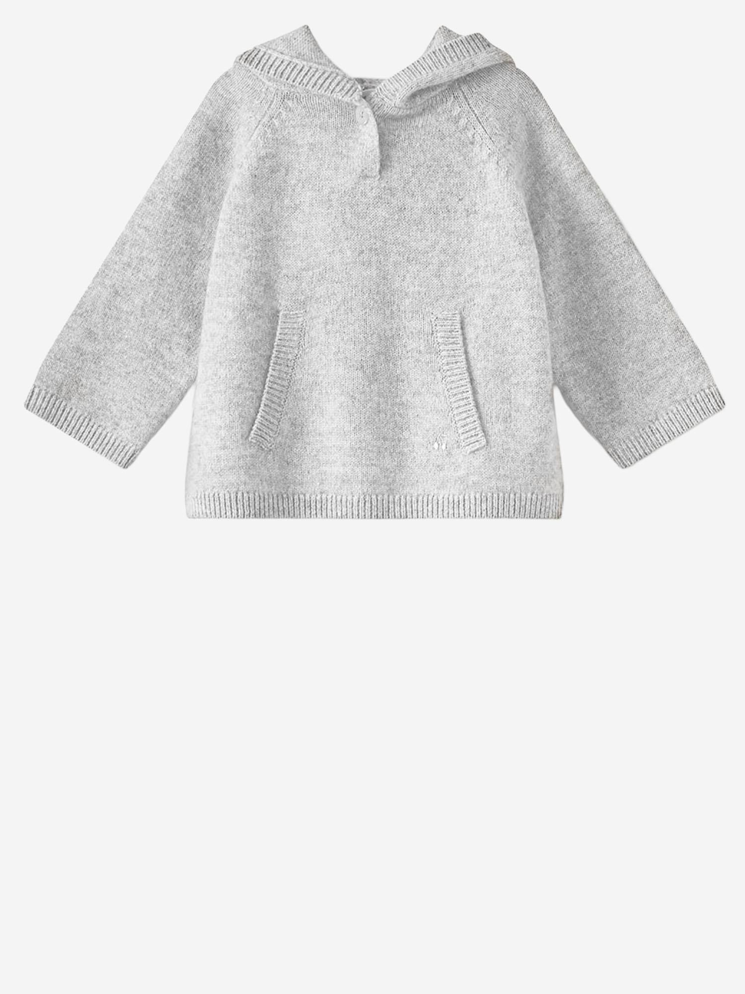 FELPA IN CASHMERE CON CAPPUCCIO PEBDA2942PU 192 BONPOINT KIDS 