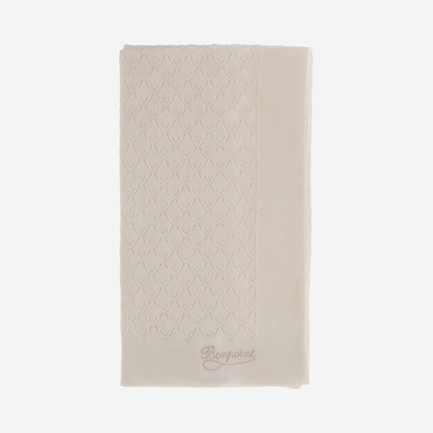 FOULARD IN MISTO LANA CON LOGO PEBDA2047CO 002 BONPOINT KIDS 
