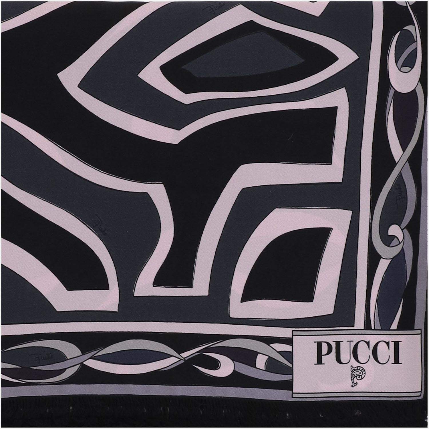 Foulard in seta con stampa labirinto 5UGB60 5UC251 EMILIO PUCCI 