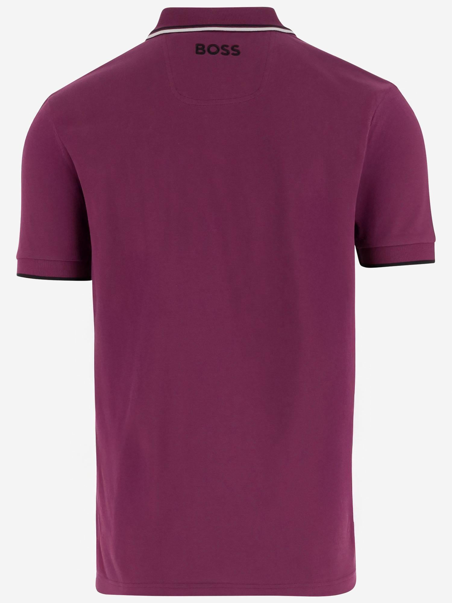 POLO IN MISTO COTONE STRETCH CON LOGO 50469102 674 HUGO BOSS 