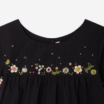 ABITO IN COTONE CON RICAMO FLOREALE S06GDRW00004 199A BONPOINT KIDS 