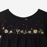 ABITO IN COTONE CON RICAMO FLOREALE S06GDRW00004 199A BONPOINT KIDS 