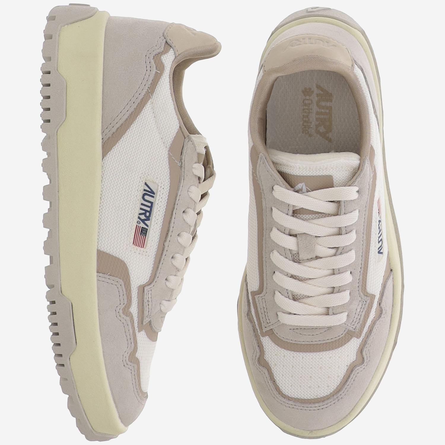 SNEAKERS WILDPACE LOW IN MESH E SUEDE LDLWAK03 DRAGONNABUKWHISSAND AUTRY 