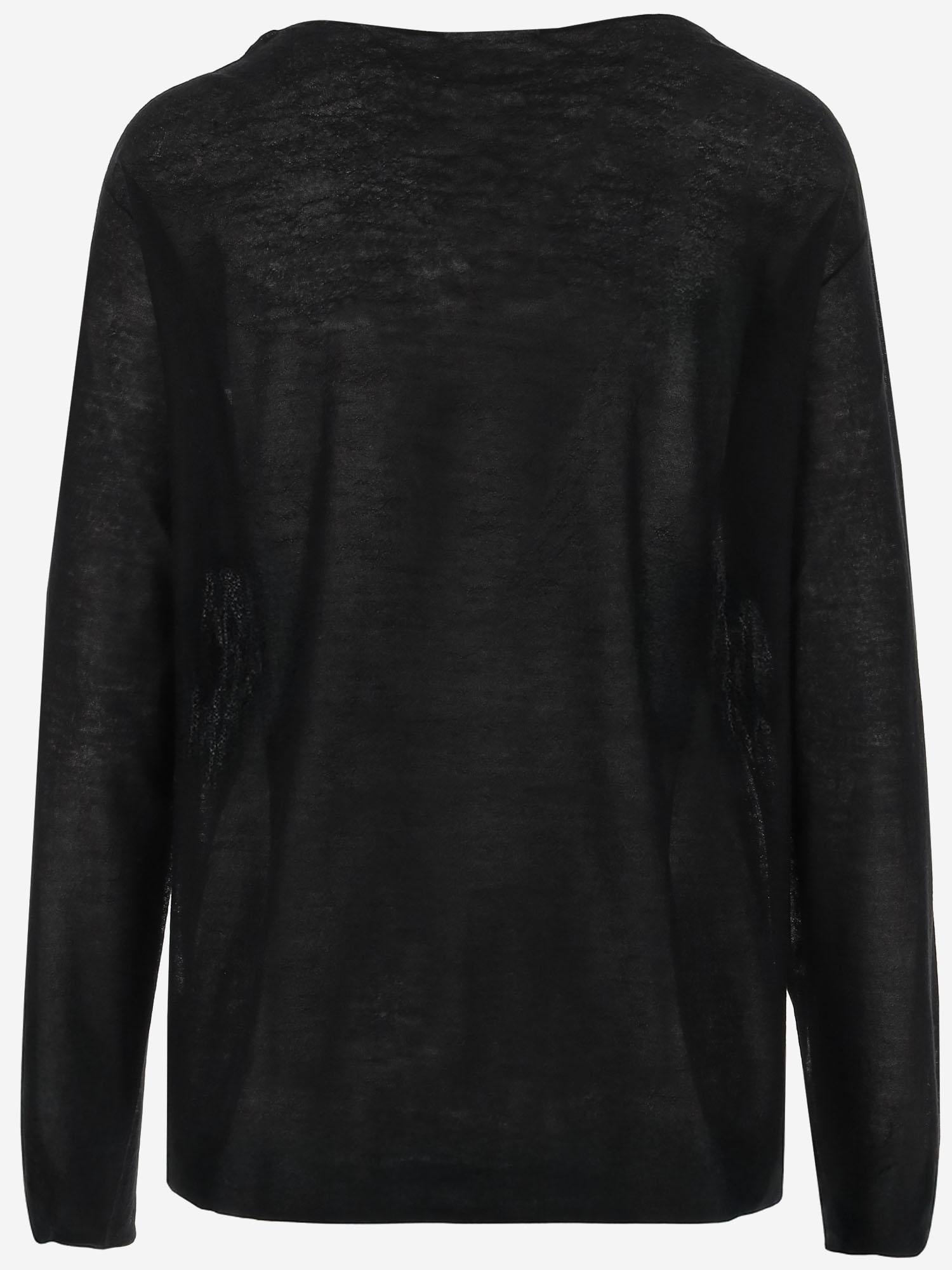 TOP KERRA IN CASHMERE 8969Y935 BLK THE ROW 
