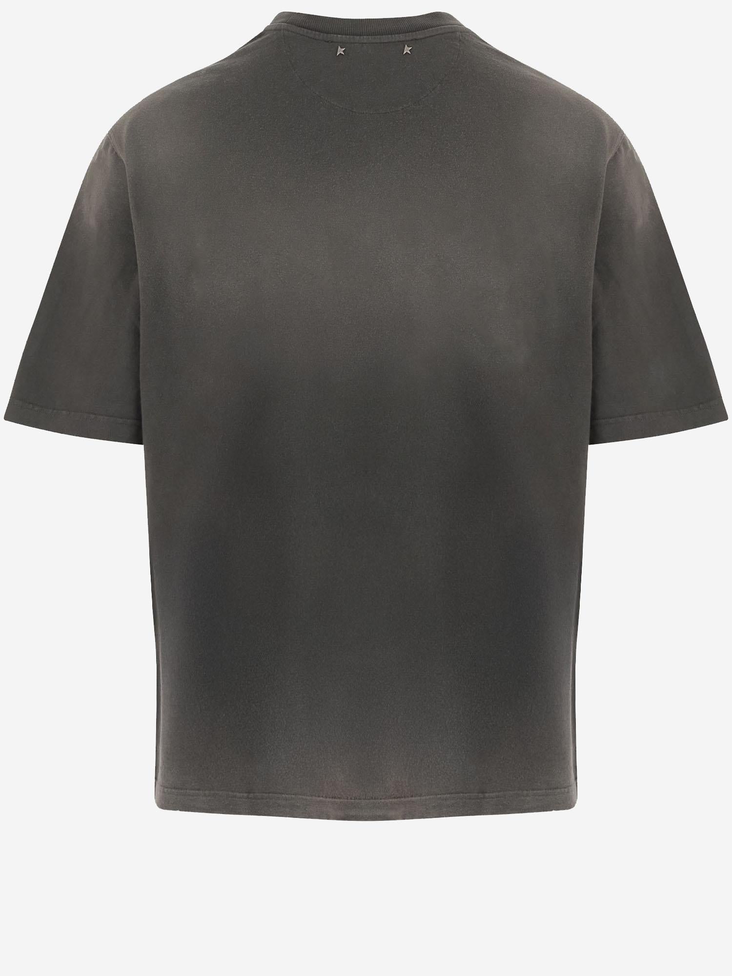 T-shirt in cotone GUP01873 P00241960666 GOLDEN GOOSE 