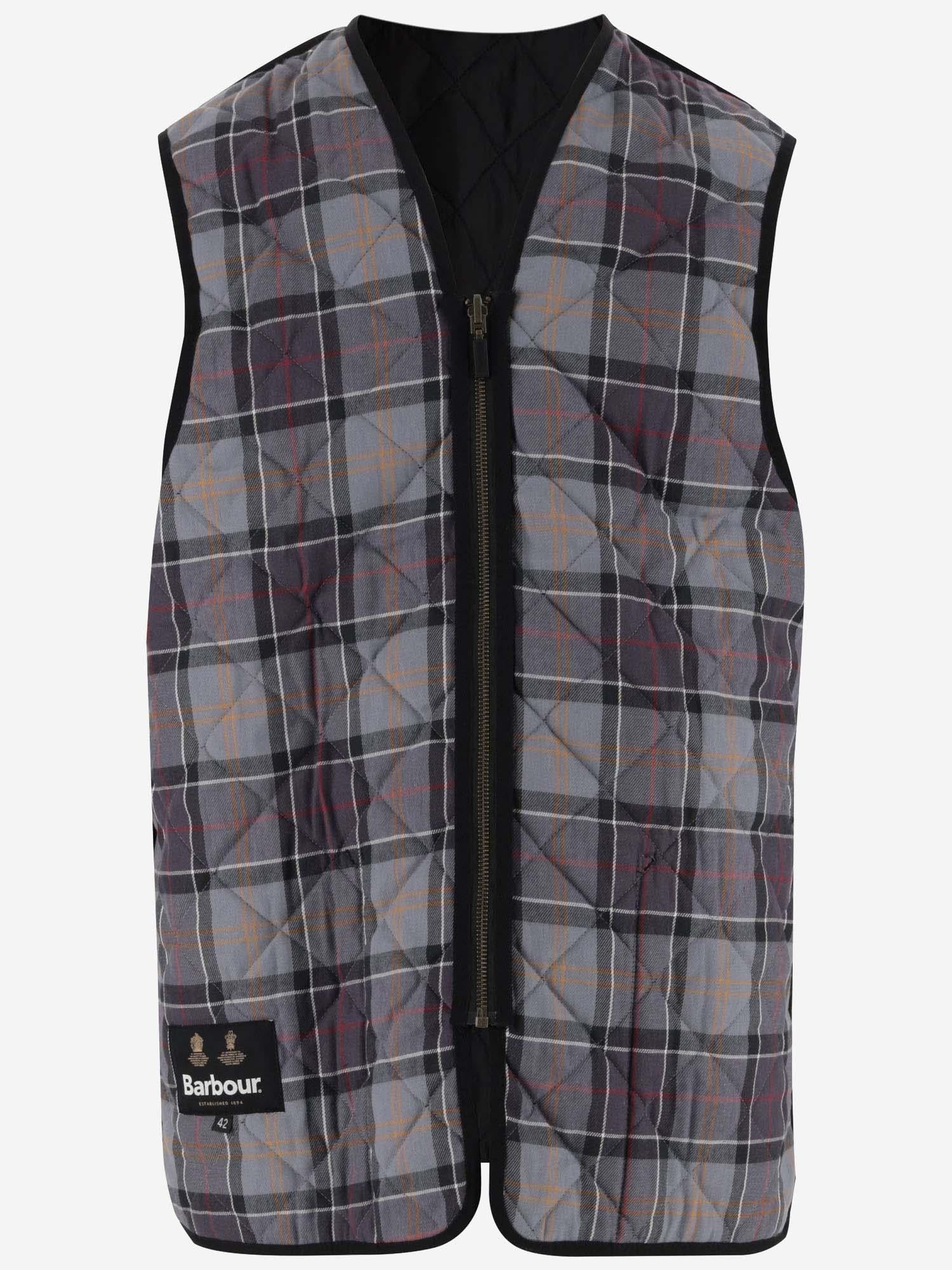 GILET TRAPUNTATO Reversibile CON ZIP MLI0001 GN91 BARBOUR 