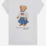 T-SHIRT POLO BEAR IN JERSEY DI COTONE 312A98403 001 POLO RALPH LAUREN KIDS 