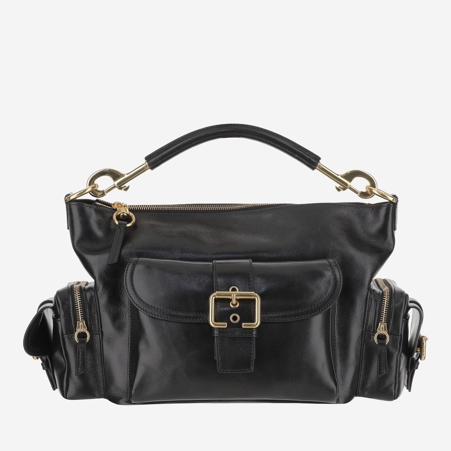 BORSA CAMERA IN PELLE LUCIDA CHC24AS533N83 001 CHLOE 