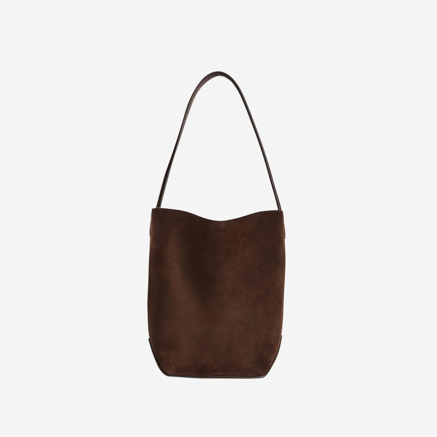 Borsa Park Tote Edge in pelle scamosciata W2106L665 MOC THE ROW 