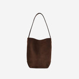 Borsa Park Tote Edge in pelle scamosciata W2106L665 MOC THE ROW 