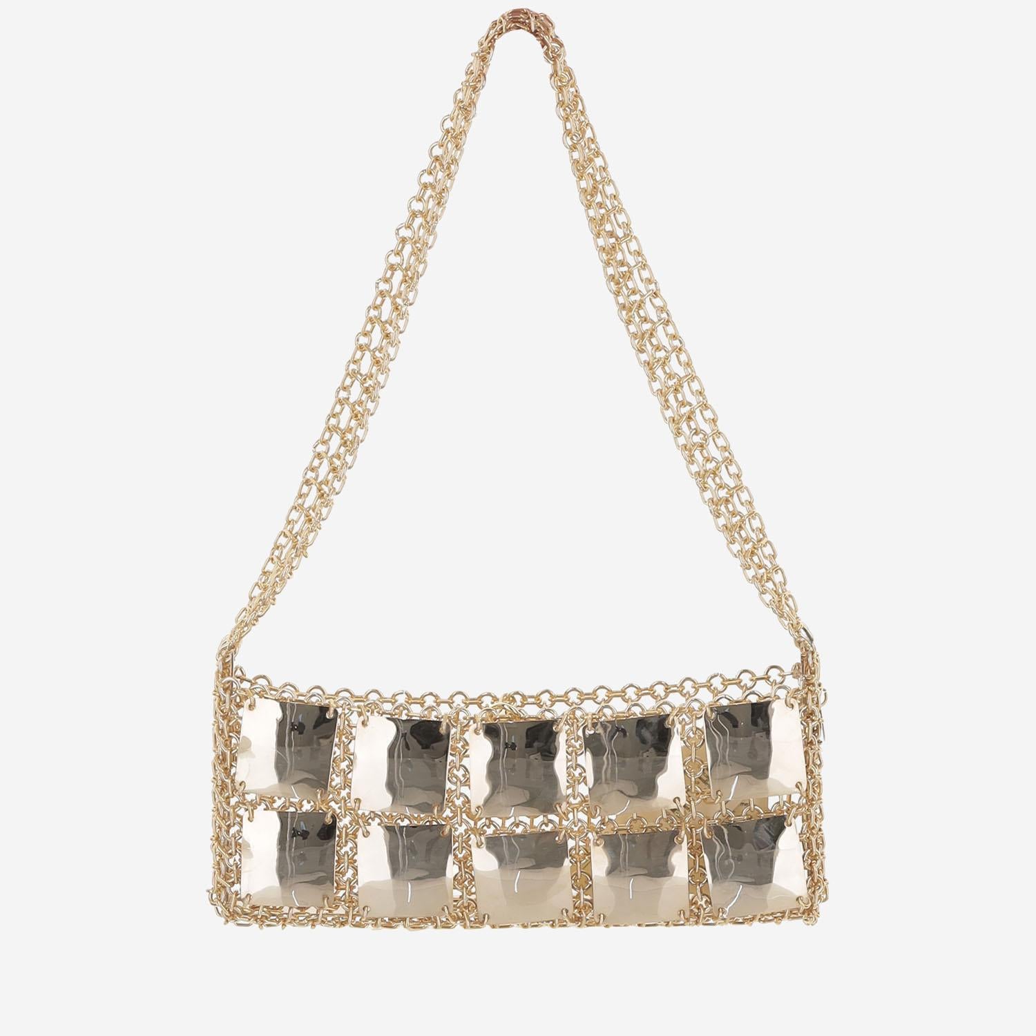 BORSA CON PANNELLI RIFLETTENTI MINICHOCO GOLDSILVER SILVIA GNECCHI 