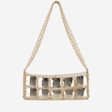 BORSA CON PANNELLI RIFLETTENTI MINICHOCO GOLDSILVER SILVIA GNECCHI 