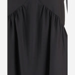 ABITO IN SETA CON DETTAGLIO IN PIZZO 10752W3960 BLK THE ROW 