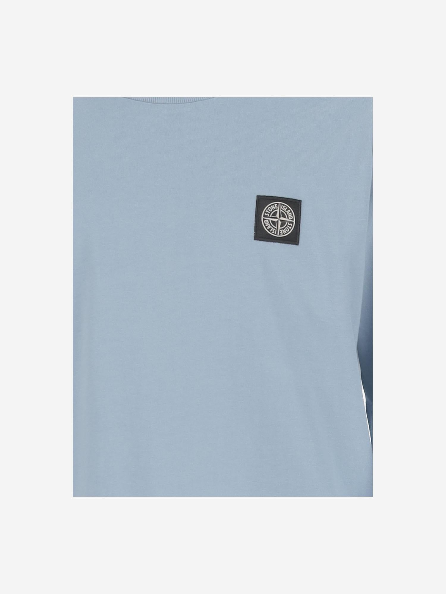 FELPA IN COTONE CON LOGO 2100003 S0047V004A STONE ISLAND KIDS 