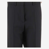 PANTALONI ALBERETA IN LANA 8197W2859 BLK THE ROW 