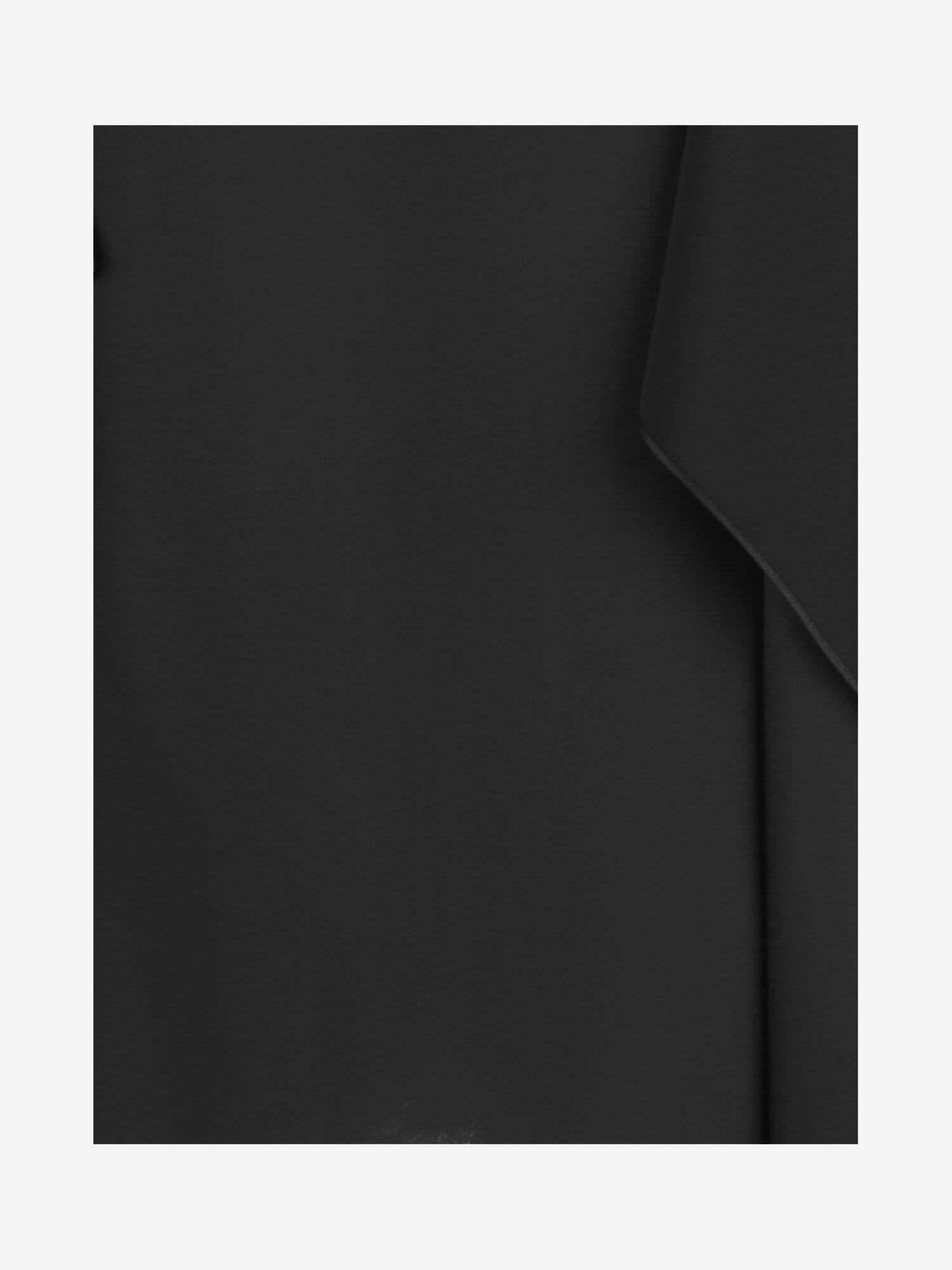 TOP IN SETA CON DRAPPEGGIO 10854W4414 BLK THE ROW 