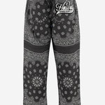 PANTALONI IN COTONE CON MOTIVO BANDANA TACATA BLACK APRES SURF 