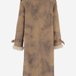 CAPPOTTO IN NYLON CON DETTAGLI IN PELLICCIA PZ119 SLV003 UNCOMMON 