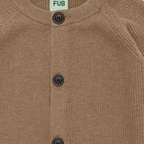CARDIGAN IN COTONE 4626 CAMELMELANGE FUB KIDS 