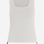 CANOTTA IN COTONE STRETCH 8123631 CHALK BURBERRY 