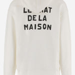 Felpa in cotone con Stampa Le Chat De La Maison 8V3MF28N BD1A03 VALENTINO 