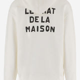 Felpa in cotone con Stampa Le Chat De La Maison 8V3MF28N BD1A03 VALENTINO 
