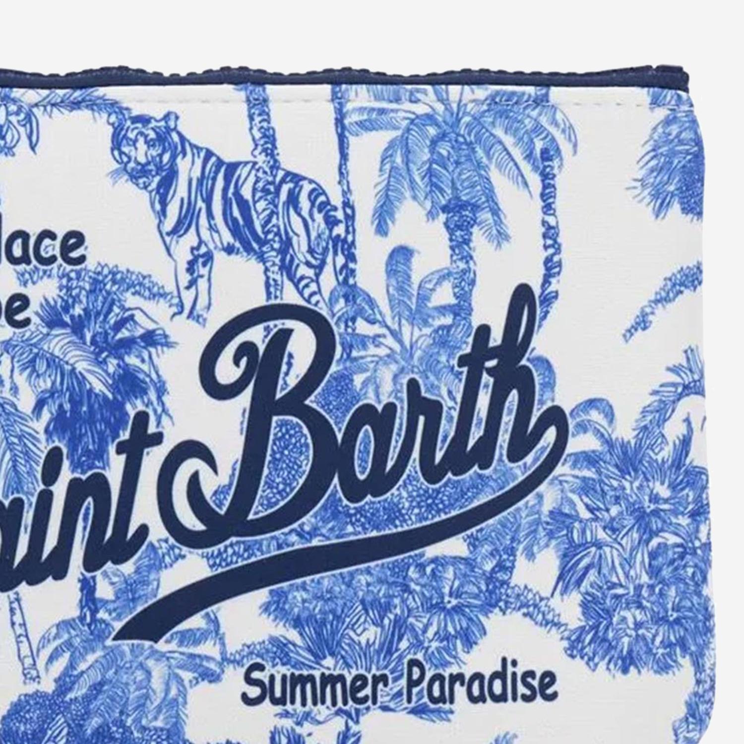 POCHETTE ALINE CON LOGO ALIN001 02156L MC2 SAINT BARTH 