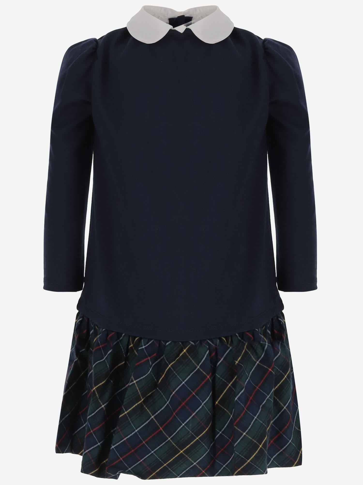 ABITO IN MISTO VISCOSA STRETCH 313979049 001 POLO RALPH LAUREN KIDS 
