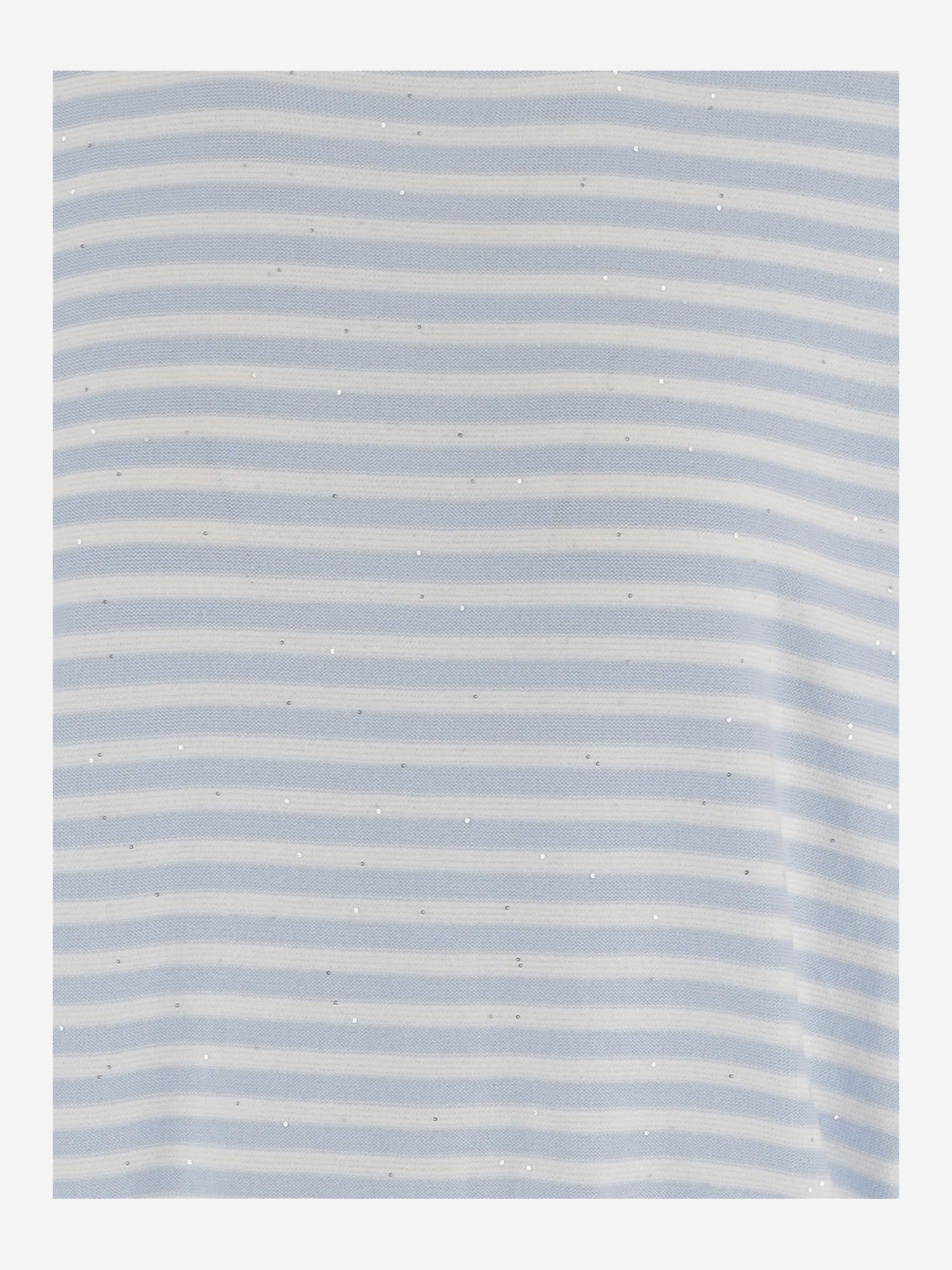 MAGLIA IN COTONE A RIGHE R2N110 123 BRUNO MANETTI 