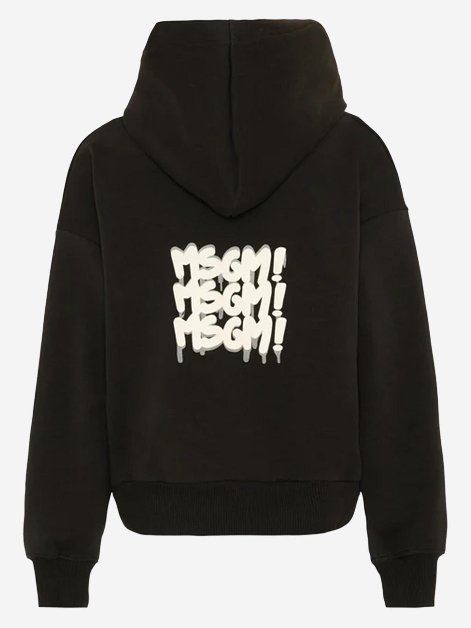 Felpa con cappuccio IN COTONE S6MSJBZH225 MS040 MSGM KIDS 