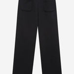 PANTALONI IN COTONE CON LOGO SPPM038K JERSEYBLACK AUTRY 